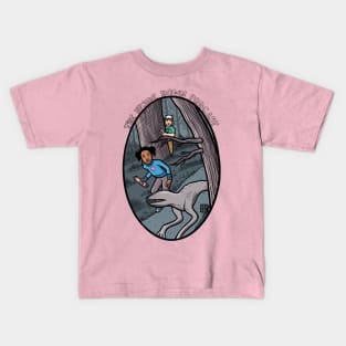 The Upside Down Podcast Erica and Dustin Adventure Kids T-Shirt